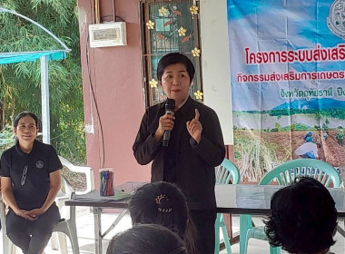 ร่วมเป็นวิทยากรฝึกอบรมโครงการระบบส่งเสริมเกษตรแบบแปลงใหญ่ พารามิเตอร์รูปภาพ 3