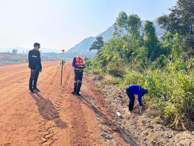 นิคมสหกรณ์ทับเสลา เดินหน้าสำรวจพิกัดวงรอบกันเขต ... พารามิเตอร์รูปภาพ 1