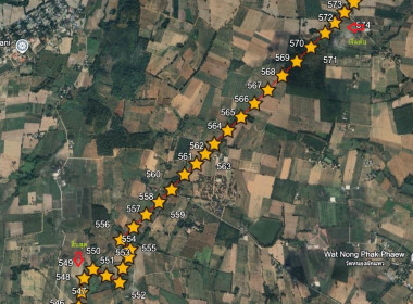 นิคมสหกรณ์ทับเสลา เดินหน้าสำรวจพิกัดวงรอบกันเขต ... พารามิเตอร์รูปภาพ 1