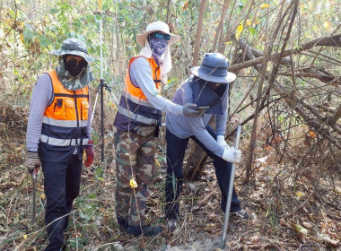 นิคมสหกรณ์ทับเสลา เดินหน้าสำรวจพิกัดวงรอบกันเขต ... พารามิเตอร์รูปภาพ 12