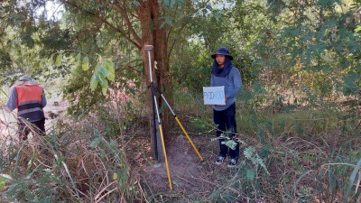 นิคมสหกรณ์ทับเสลา เดินหน้าสำรวจพิกัดวงรอบกันเขต ... พารามิเตอร์รูปภาพ 1