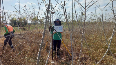 นิคมสหกรณ์ทับเสลา เดินหน้าสำรวจพิกัดวงรอบกันเขต ... พารามิเตอร์รูปภาพ 1