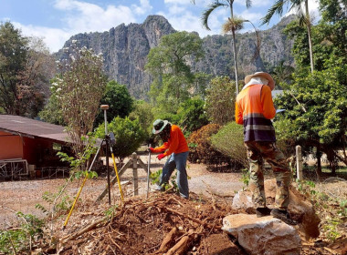 นิคมสหกรณ์ทับเสลา เดินหน้าสำรวจพิกัดวงรอบกันเขต ... พารามิเตอร์รูปภาพ 13