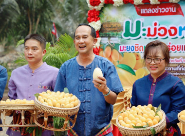 แถลงข่าวเตรียมจัดงาน “มะม่วงหลากชนิด มะยงชิดหวานอร่อย ... พารามิเตอร์รูปภาพ 3