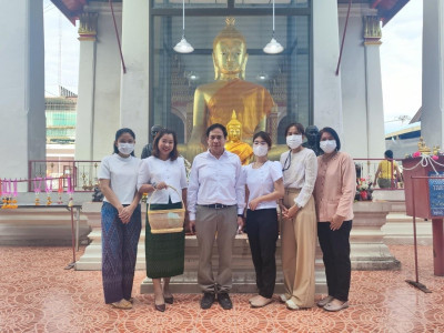 ทำบุญตักบาตรอาหารคาวหวานตามโครงการเข้าวัดฟังธรรมวันธรรมสวนะ พารามิเตอร์รูปภาพ 1