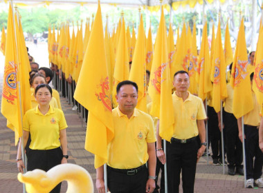 พิธีส่งมอบธงตราสัญลักษณ์งานเฉลิมพระเกียรติพระบาทสมเด็จพระเจ้าอยู่หัว เนื่องในโอกาสพระราชพิธีมหามงคลเฉลิมพระชนมพรรษา 6 รอบ 28 กรกฎาคม 2567 ... พารามิเตอร์รูปภาพ 10