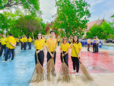 กิจกรรม รวมพลังสร้างสัปปายะสู่วัด ด้วยวิถี 5ส (Big Cleaning ... พารามิเตอร์รูปภาพ 1