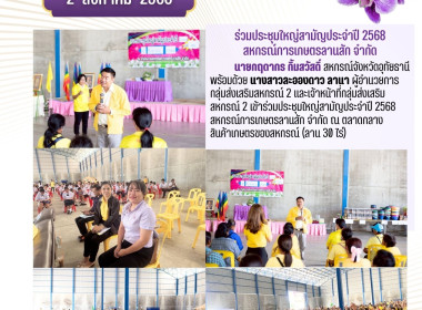 ประชุมใหญ่สามัญประจำปี 2568 สหกรณ์การเกษตรลานสัก จำกัด พารามิเตอร์รูปภาพ 1
