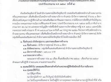 ประกาศจังหวัดอุทัยธานี เรื่อง รับสมัครพนักงานจ้างเหมาเอกชน ... พารามิเตอร์รูปภาพ 1